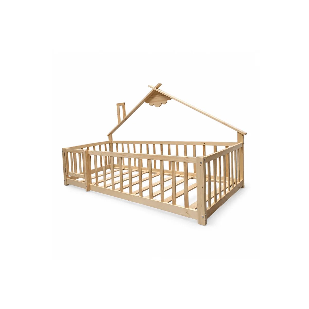 Wooden House-Frame Bed — CT-MZ023001