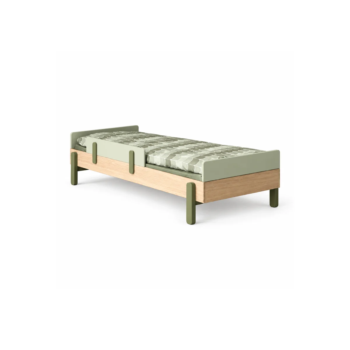 Wooden Bed with Guard Rails — CT-MZ023004